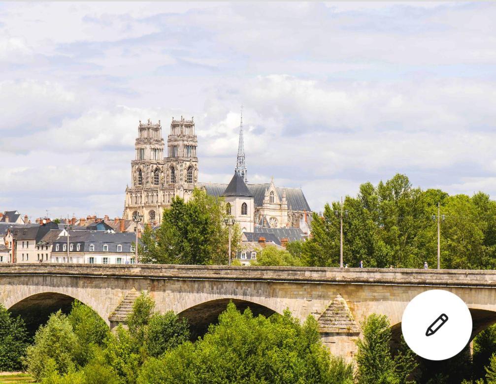 Cosy Loire, T2 Neuf, Front De Loire ,Vue Cathedrale,5Min A Pied Centre Ville Et Parking Prive Orléans Eksteriør bilde